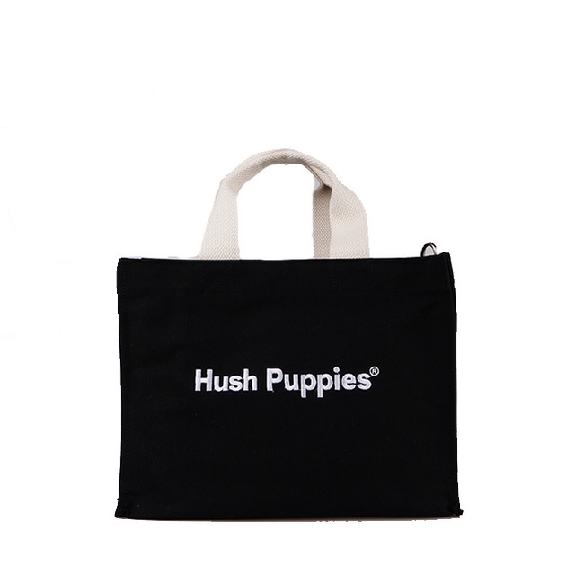Hush Puppies Canvas Tote Bag L In Bla