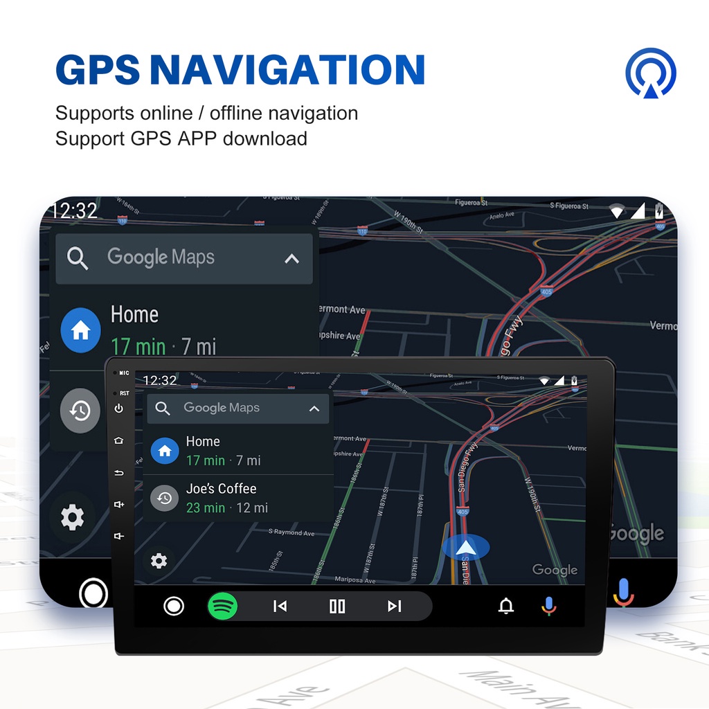 [Hadiah Gratis ]ESSGOO Head Unit 7 inci Android 12 2+32GB Double Din IPS Screen Wifi Wireless Carplay MirrorLink GPS Navigas Mobil Radio Multimedia Player Untuk TOYOTA Daihatsu Mitsubishi HONDA SUZUKI Hyundai NISSAN Avanza Pioneer Brio Orca Calya