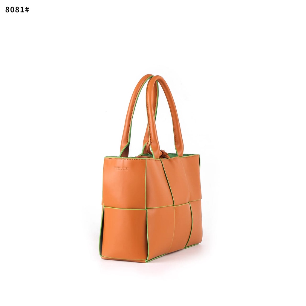 BV  Leather Tote Bag With Pouch 8081