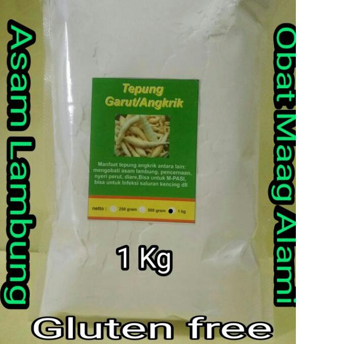

♘ TEPUNG GARUT/PATI ASAM LAMBUNG/ANGKRIK /ARROWROOT - 1Kg ○