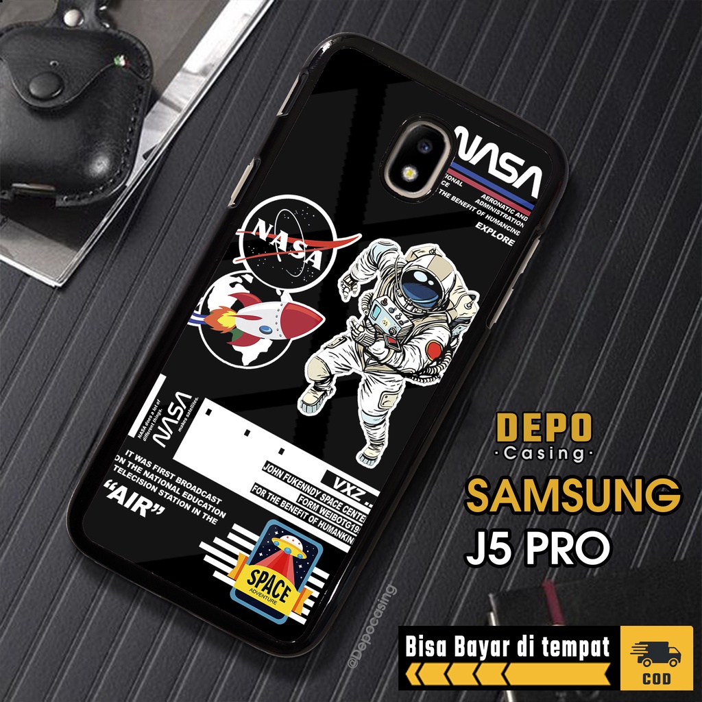 Case Samsung J5 Pro Casing Samsung J5 Pro Depo Casing [NASA] Case Glossy Case Aesthetic Custom Case 