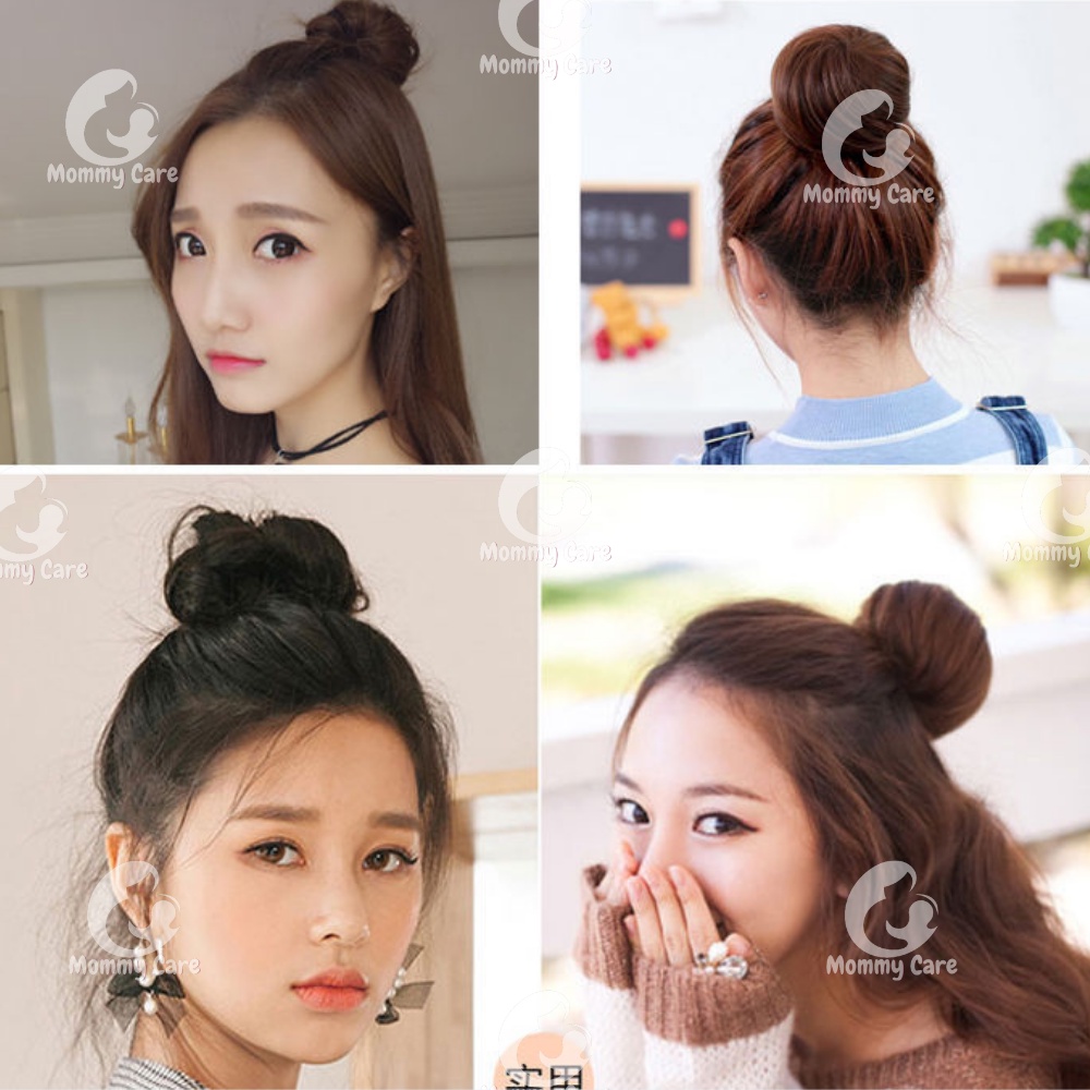 MOMMYCARE HAIR BUN DONUT RAMBUT SANGGUL CEPOL DONAT HAIR BUN 3 WARNA