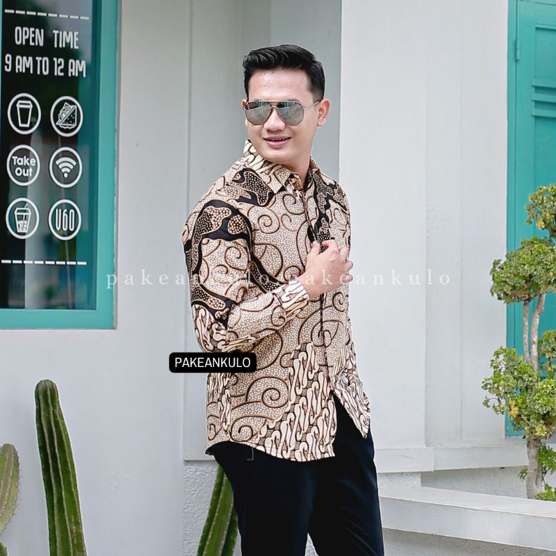 Batik Premium Pria Slimfit || Motif Jagapati