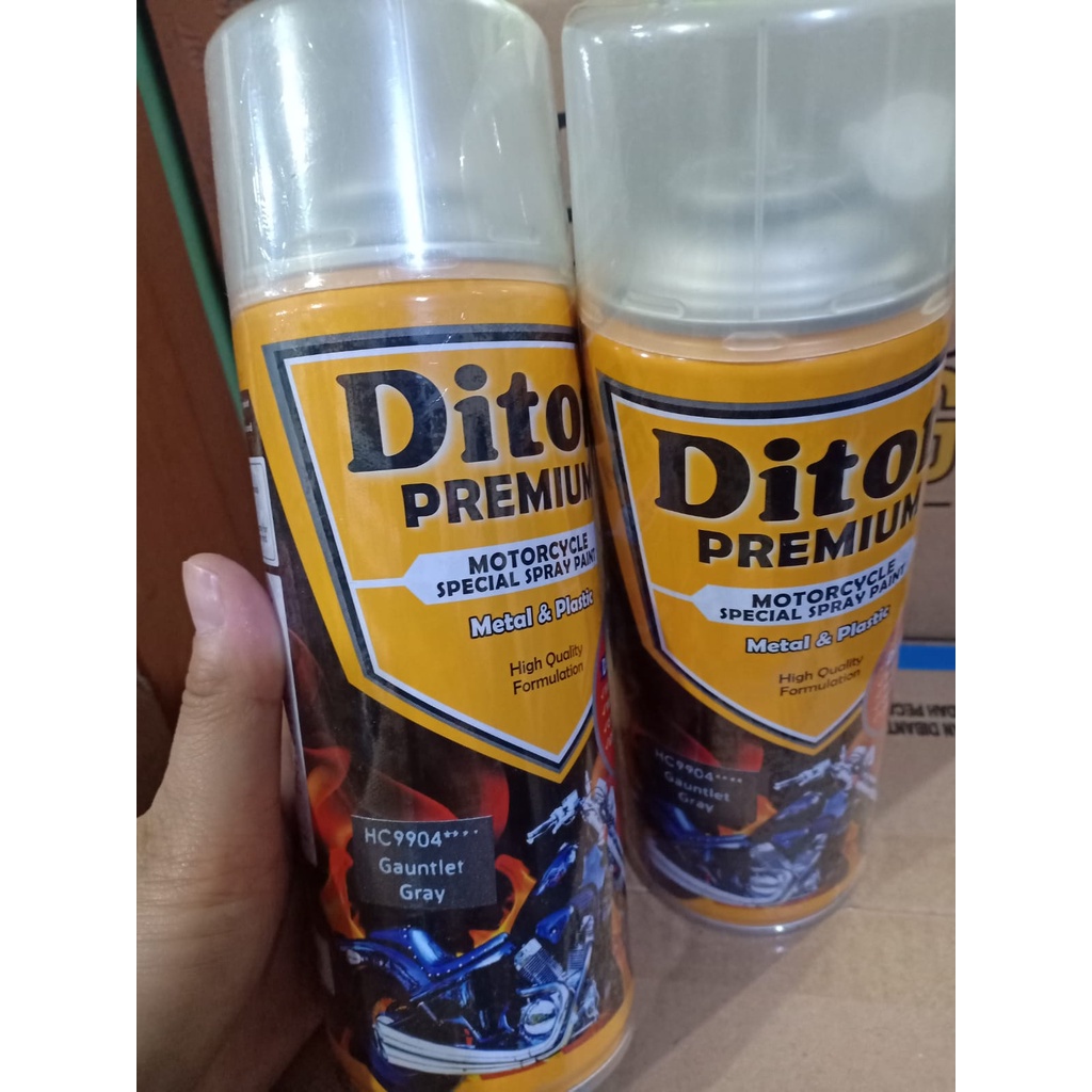 DITON PREMIUM Harley Colors Pilok Pilox Cat Semprot - GAUNTLET GRAY HC 9904**** (400cc)