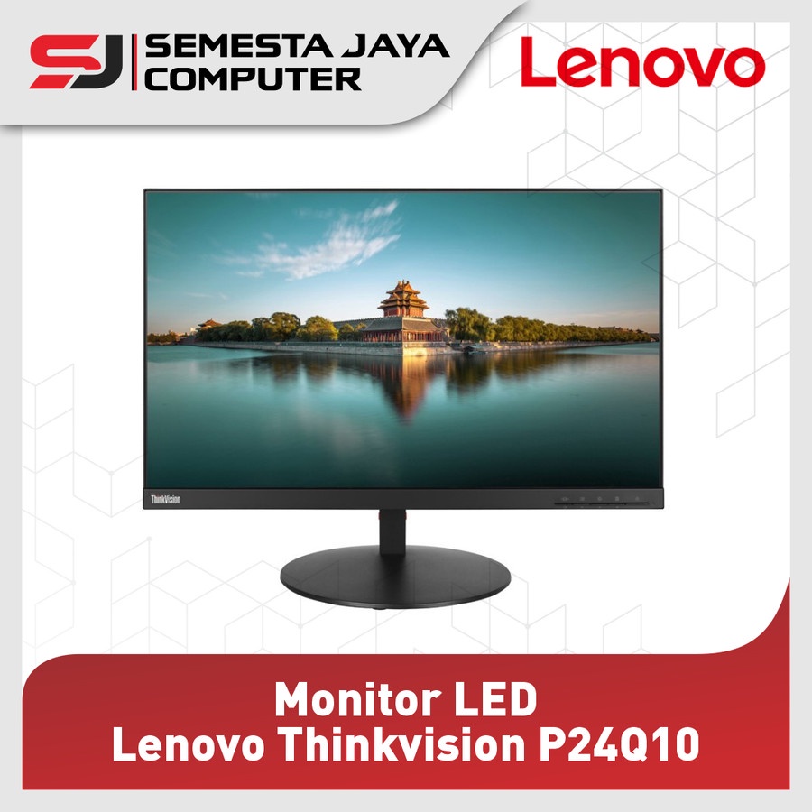 Monitor LED Lenovo Thinkvision P24Q10 P24Q-10 24&quot; IPS HDMI