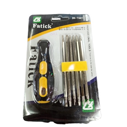 Obeng HP Set Screwdriver Fatick DK7661 murah