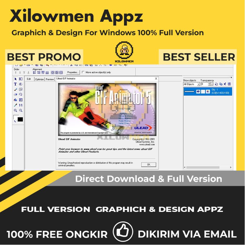 [Full Version] Ulead GIF Animator Pro Design Graphics Lifetime Win OS