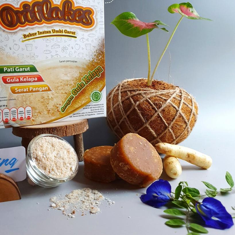 

➸ Oriflakes ORIGINAL sereal umbi garut Asam Lambung Maag Gerd 350g ☉