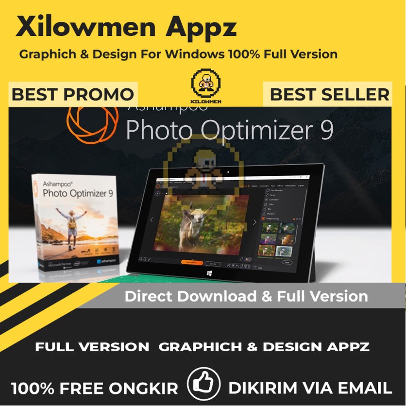 [Full Version] Ashampoo Photo Optimizer Pro Design Graphics Lifetime - Software optimasi foto untuk peningkatan kualitas gambar