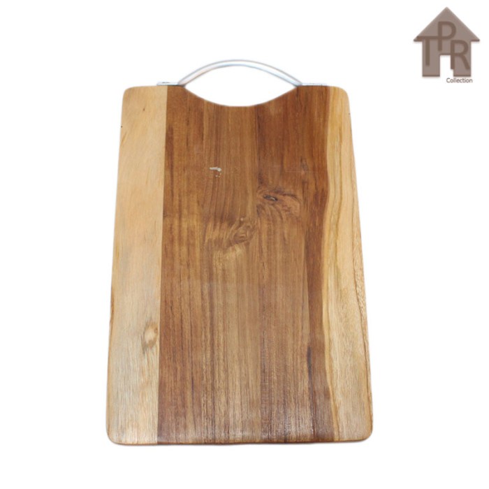 Talenan Kayu Jati / Teak Wood Chopping Board Kotak Tebal Berkualitas