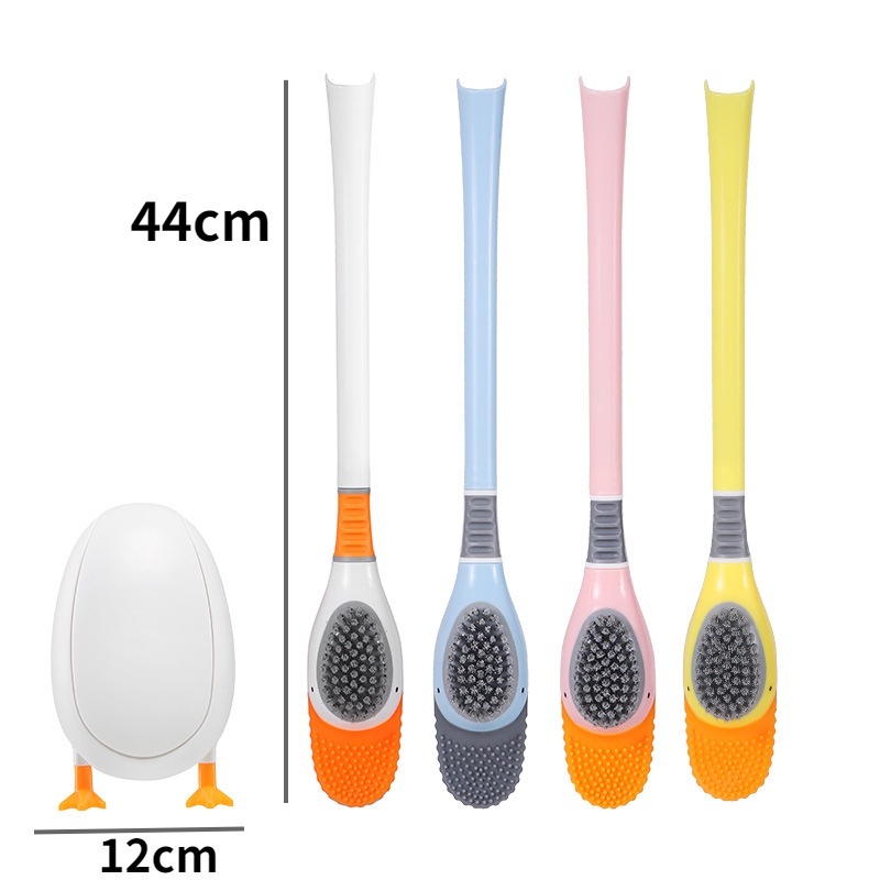 Silicone Toilet Brush/ Duck-Type Toilet Brush WC/Silicone Toilet Brush/Sikat Pembersih