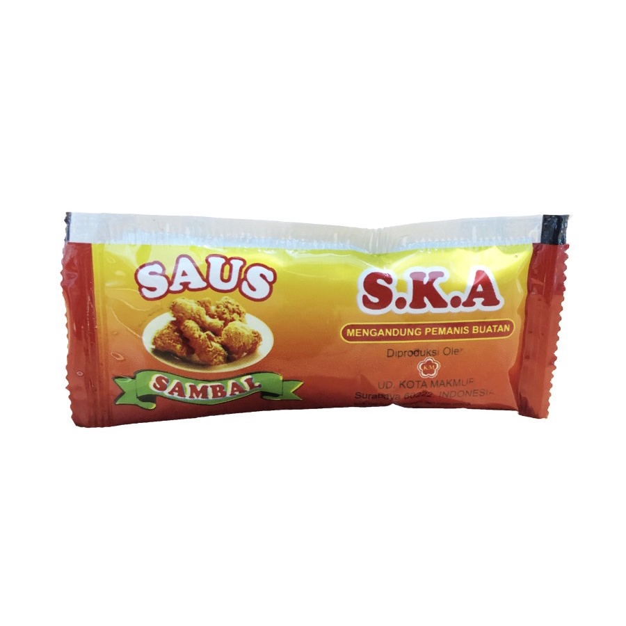 

Saus Sambal SKA Sachet 10gr (1 Dus)