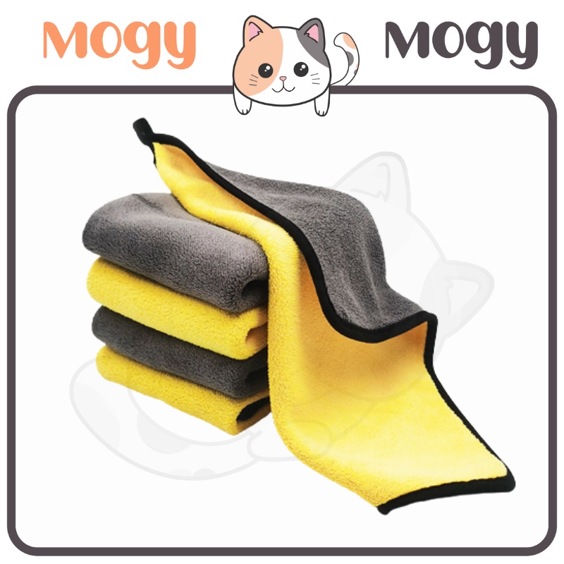 MOGYMOGY HL0468 Kain Lap Microfiber Kain Lap Anti Minyak Lap Kaca Lembut Serap Air Serbaguna 30x30cm Kain Lap Mobil Motor 2 Sisi Multifungsi