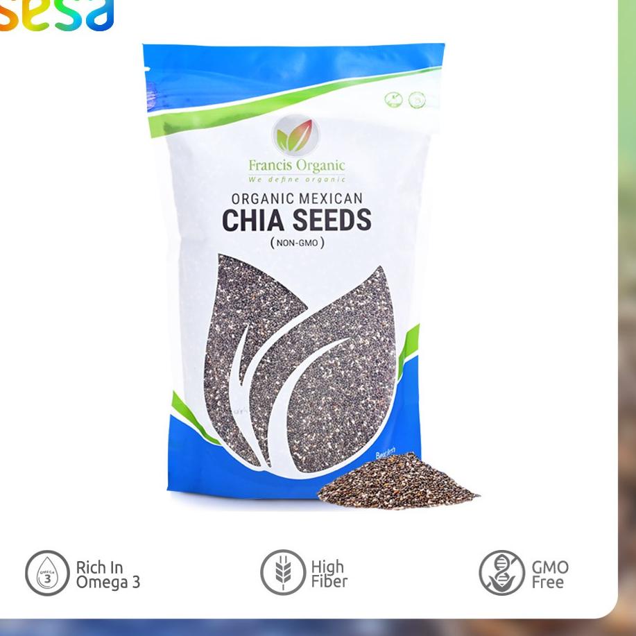 

➮ Francis Organic - Organic Black Chia Seeds Mexico 500 g ۞