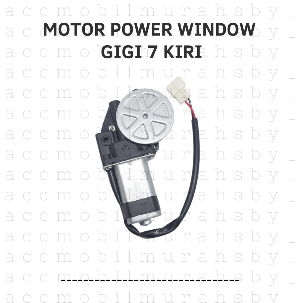 MOTOR DINAMO POWER WINDOW GIGI 7 LUBANG BAUT 3 UNIVERSAL KANAN KIRI