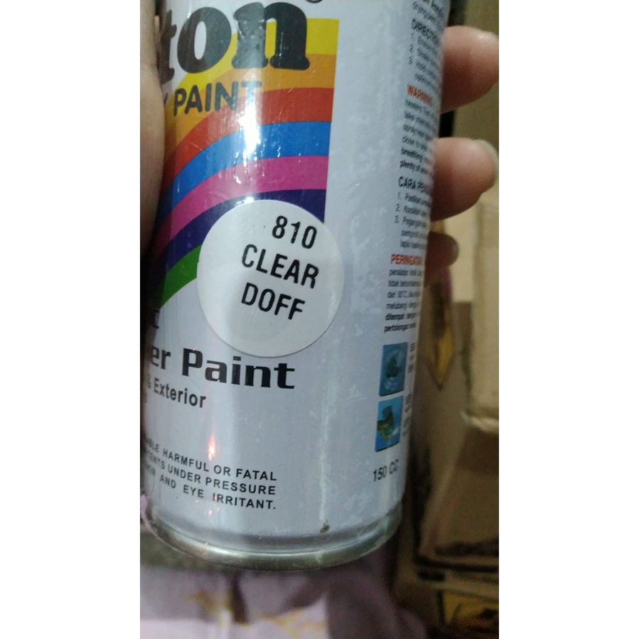 Pilok Diton 150cc Redi Semua Warna hitam putih black doff 884 clear foxy poxy bening kuning abu hijau emas crome chrome redi stok-CLEAR DOFF 810