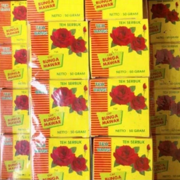 

[947] Teh Bubuk Cap Bunga Mawar / Mawar 10 kotak