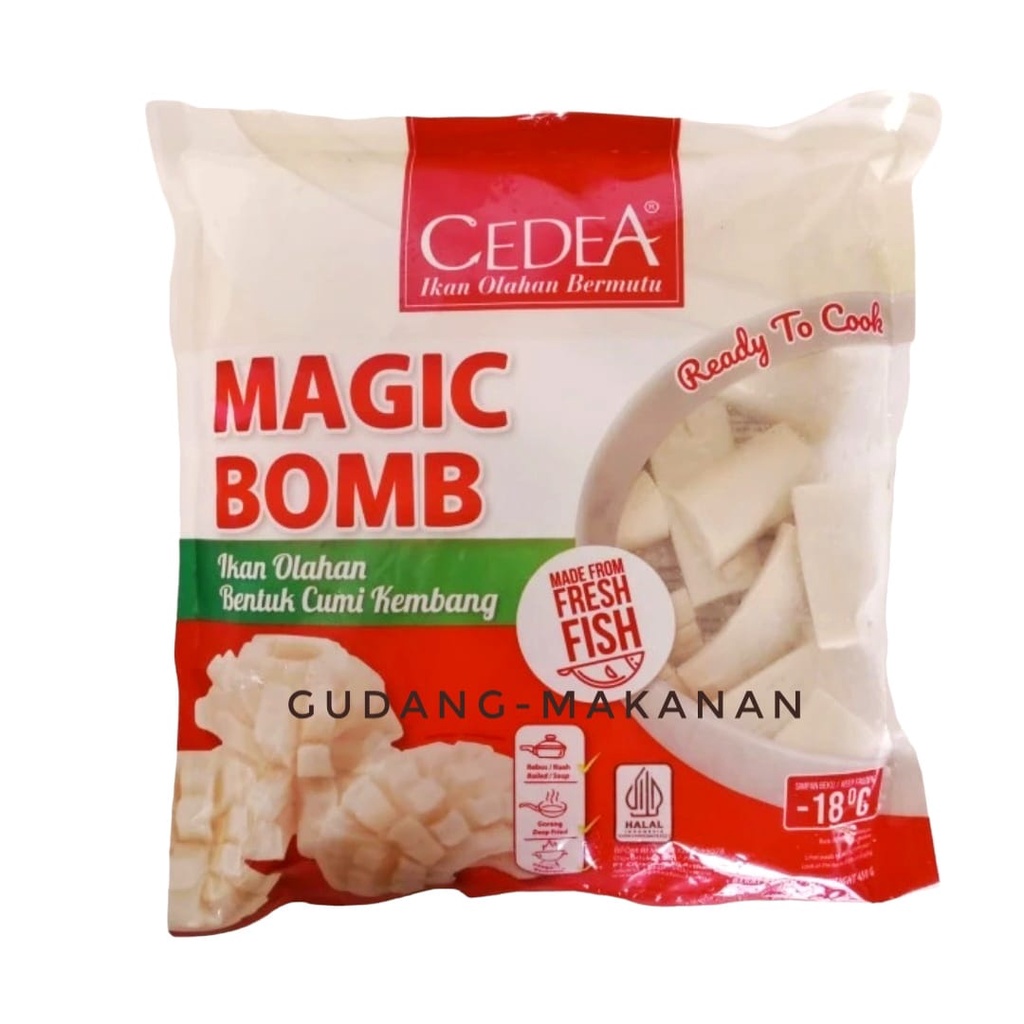 CEDEA Magic Bomb Baso Ikan Olahan Bentuk Cumi Kembang 450gr