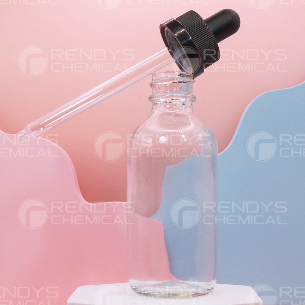 Botol Pipet Kaca BENING 60ML / Glass Bottle Pipette Clear 60 ML / Dropper Bottle