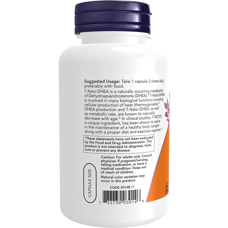 Now Food 7 KETO 100 mg 120 Veg Caps Bantu Jaga Berat Badan Metabolisme Lancar ORI SUA