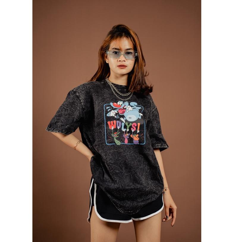 Menarik Woodlays Tshirt Oggy Washing Oversized