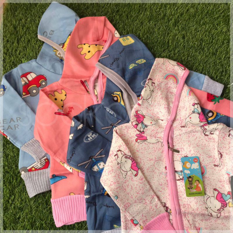 Jaket / cardigan hoodie anak