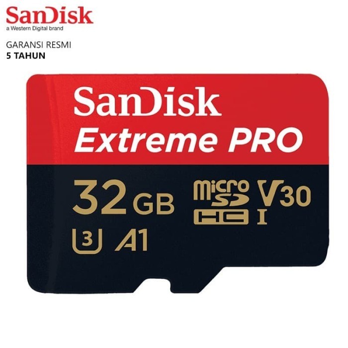 Micro SD Sandisk Extreme Pro A1 Class 10 100 Mbps 32GB