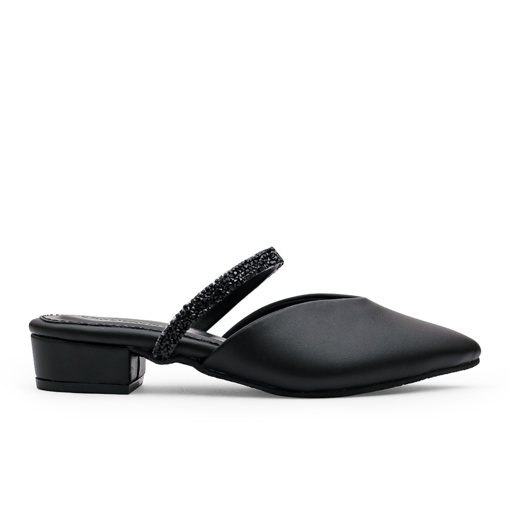 KHK by Khakikakiku Ailis Low Black Heels