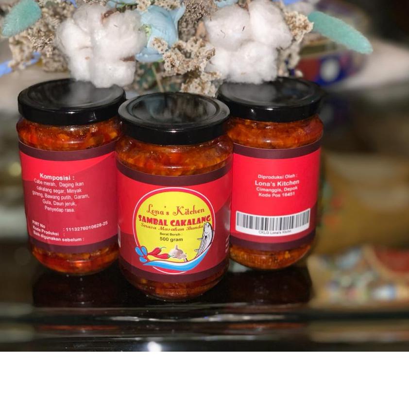 

♙ Sambal cakalang lona kitchen 500gram berat isi 300gram ✴