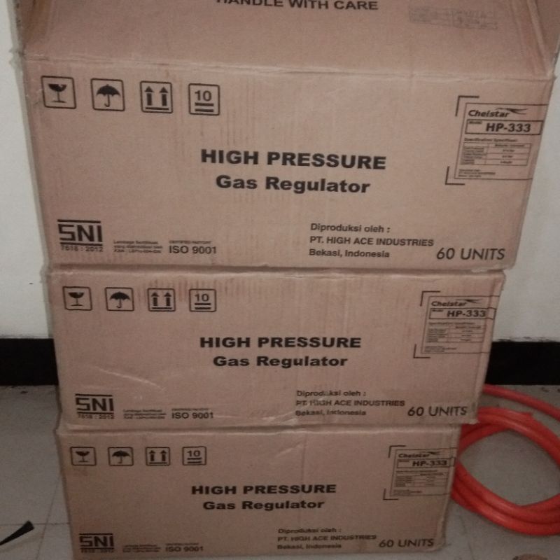 GROSIR 1 Dus Regulator Tekanan Tinggi Chelstar HP-333 non meter / Regulator kompor mawar LPG 3kg 6kg / Regulator High Pressure Kompor Semawar