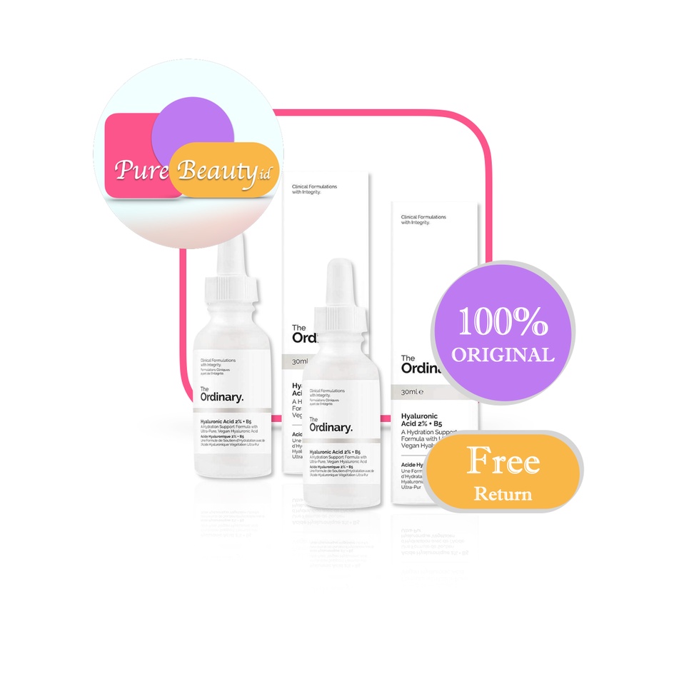 THE ORDINARY hyaluronic acid 2% + b5 30ml 2pcs Memberi hidrasi Mengurangi peradangan ❤100% Original ❤