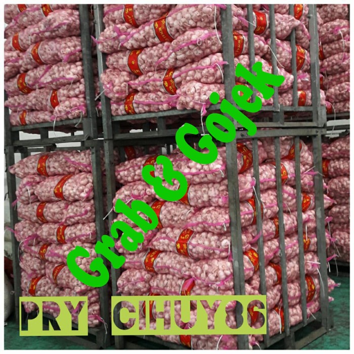 

Bawang Bawang Putih ( Royal Dragon Garlic )Honan/Banci Fresh 20Kg/Karung