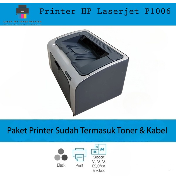 Printer  Laser Jet HP Laser Jet P1006 Siap Pakai