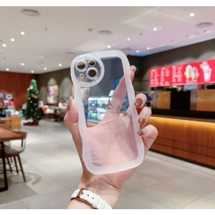 SOFTCASE SILIKON GELOMBANG CLEAR XIAOMI REDMI NOTE 9 PRO  - GA