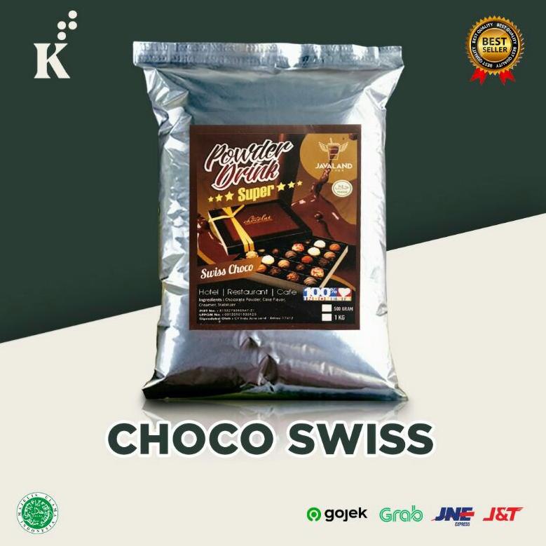 

zvf99 Bubuk Minuman Bubble Powder Drink Swiss Choco ORIGINAL Javaland 1kg ...,,