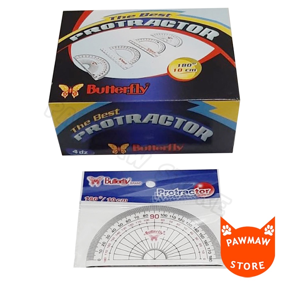 

Penggaris Busur Butterfly Plastik ( PACK )