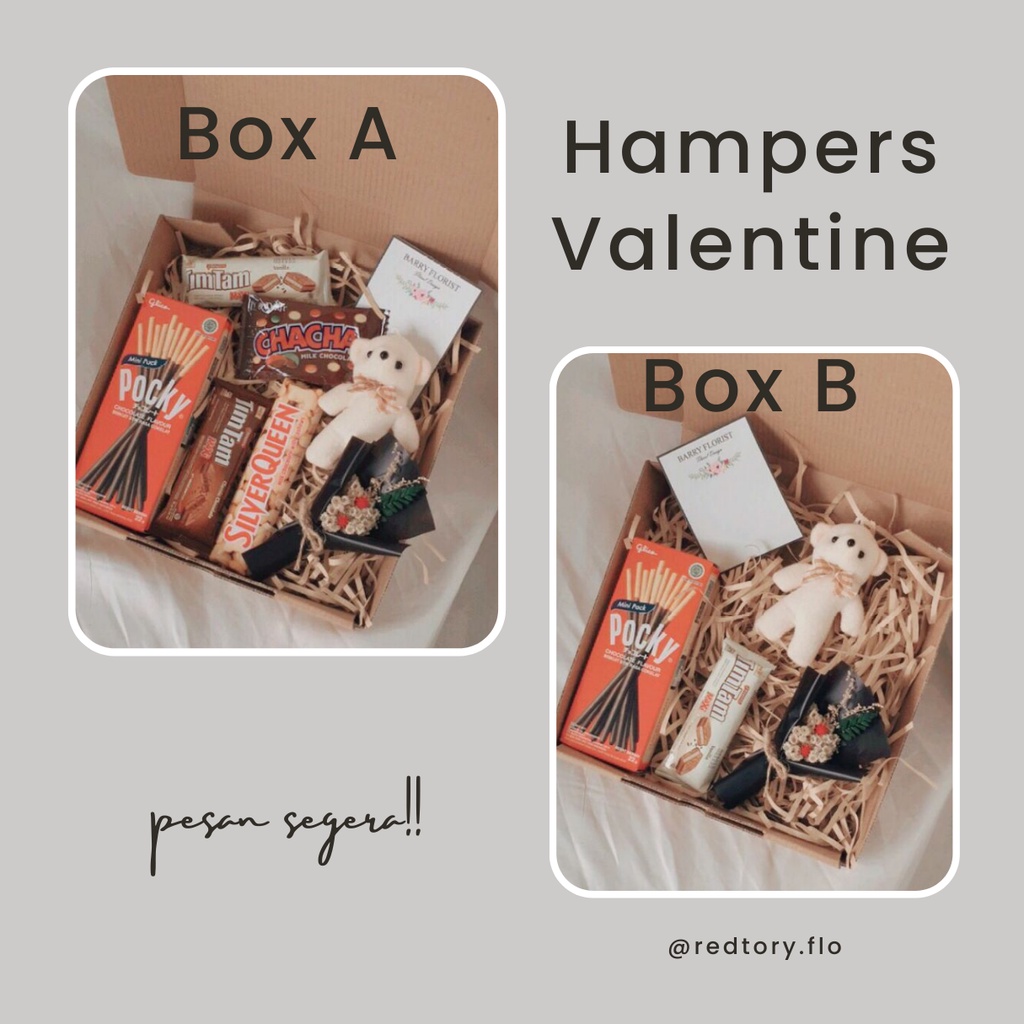 

Hampers Valentine Coklat Silverqueen,Snack.