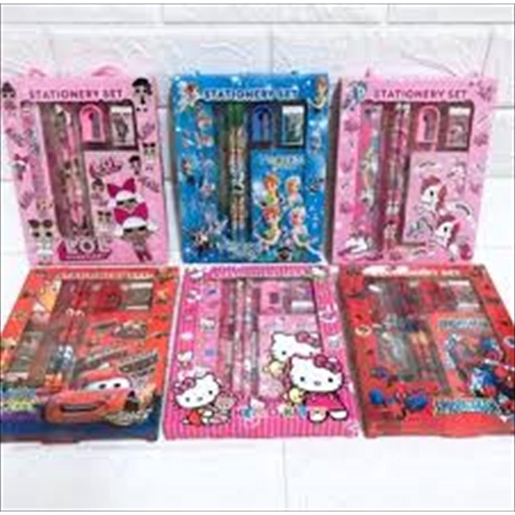 

GH 631 - Paket Perlengkapan sekolah / Paket Set Alat Tulis Karater 6in1
