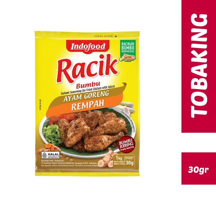 

Bumbu Racik Ayam Goreng Rempah 30gr Bumbu Instan Indofood