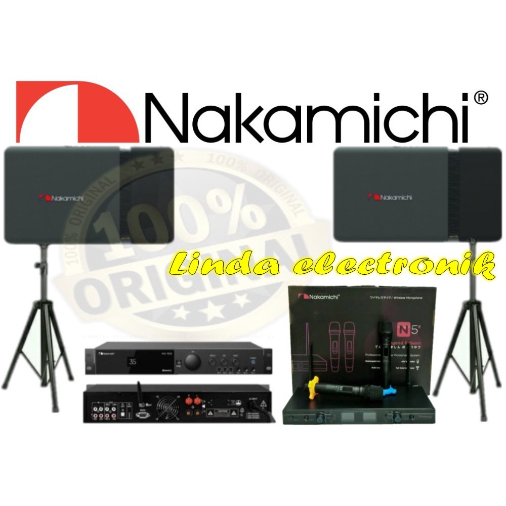 paket karaoke nakamichi nvx9200 av110 n5x garansi original