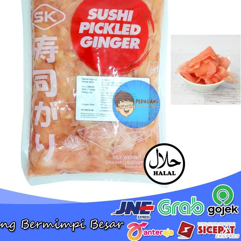 

❁ Sushi Gari Pink Sahachai 1Kg | Sushi Gari | Acar Jahe ֍