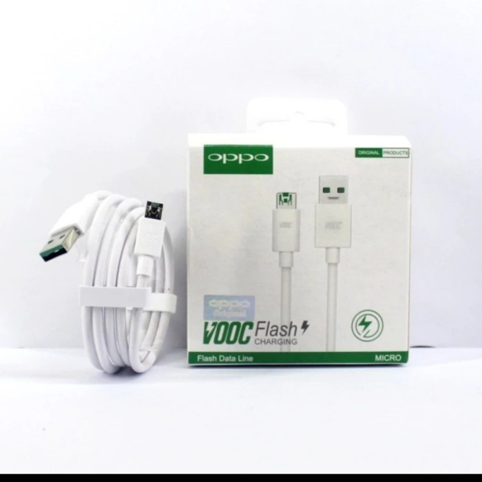 KABEL DATA OPPO VOOC FAST CHARGING MICRO kwalitas ORIGINAL 100%