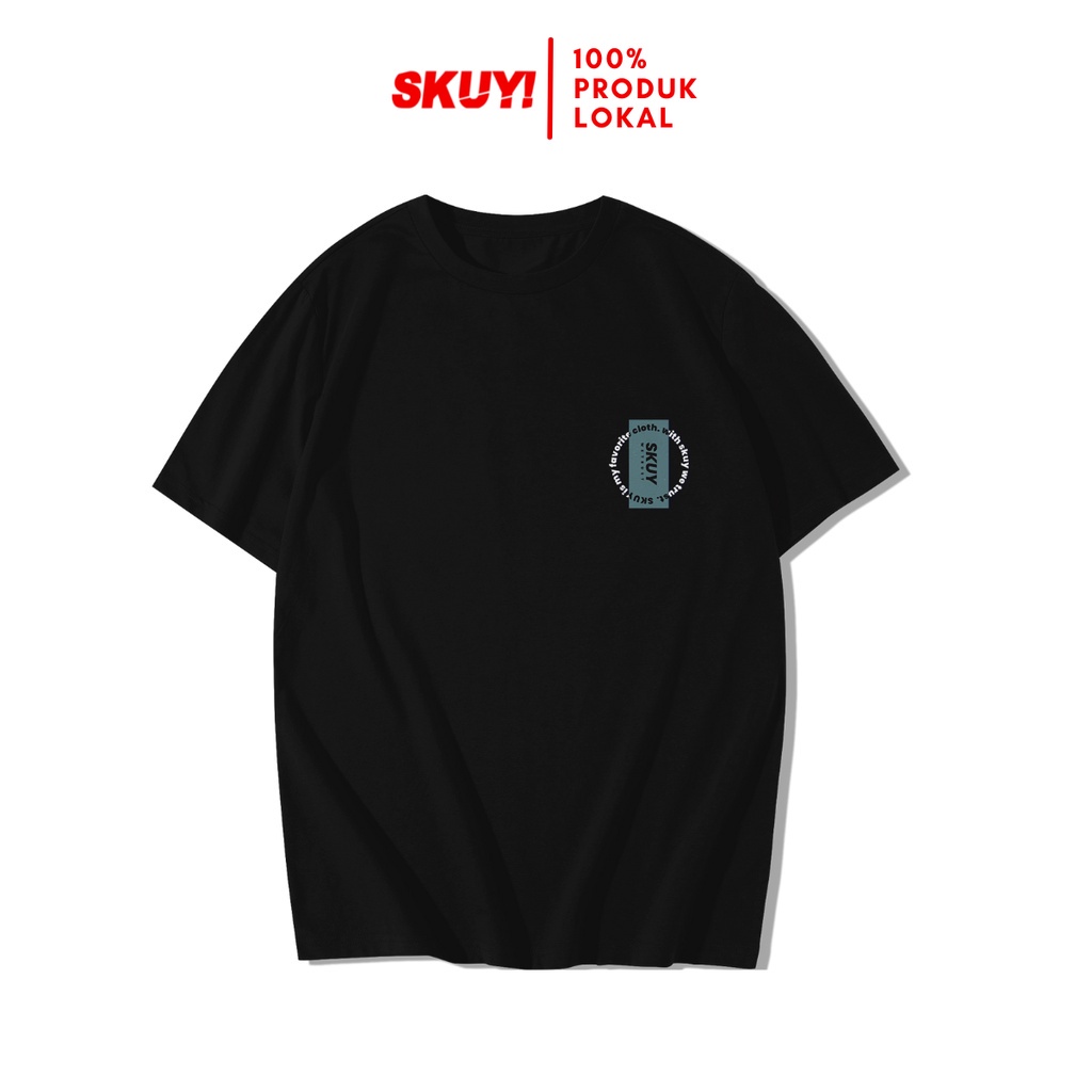 Kaos Skuy Dewasa Hitam Unisex | Glow In The Dark SKY146