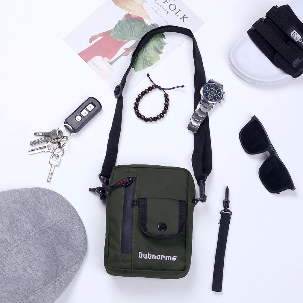 Tas Selempang Kotak Kecil Cross Body WaterProof Original Distro Pria BMO_241