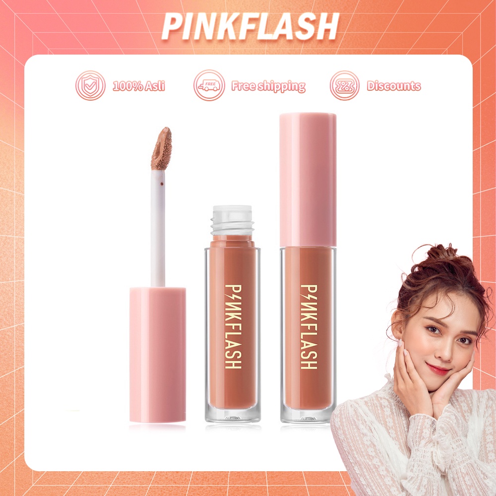 PINKFLASH Matte Lipstik Lembut Tahan Lama Pelembab Matte Lipstik Pigmentasi Tinggi O01 1 Piece Pigmentasi Tinggi Lama Pe