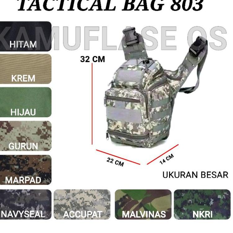 New Stock TAS SELEMPANG TACTICAL ARMY TAS CAMERA 803