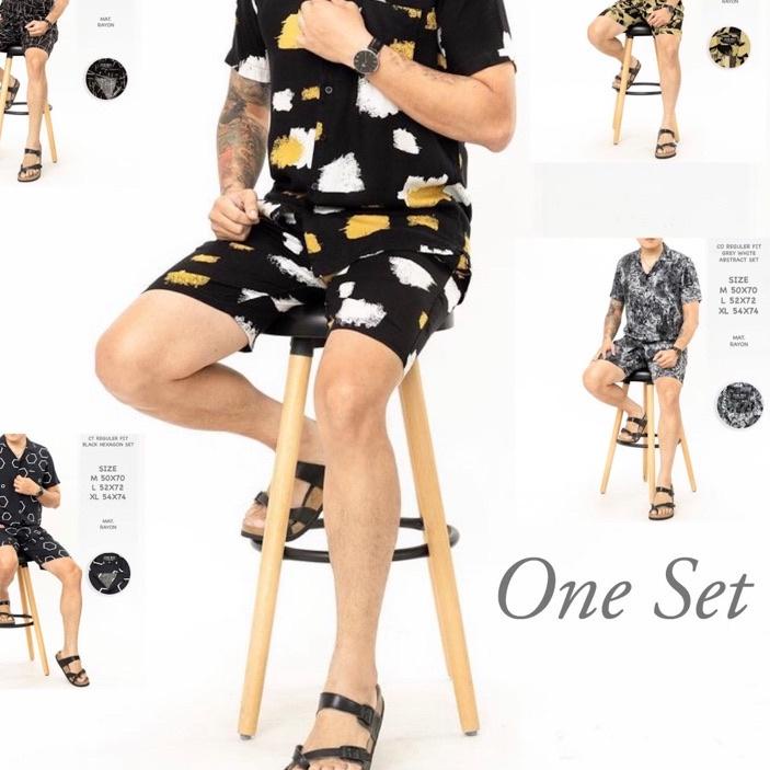 ❁ Baju setelan Tie Dye Pria Keren (dapat baju dan celana) ✳