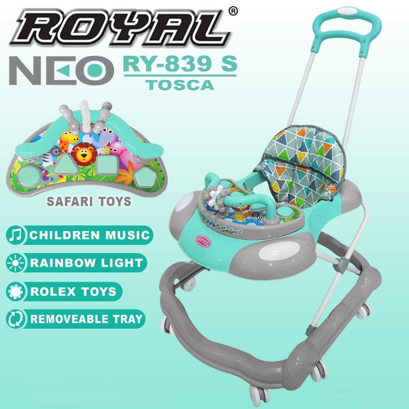 Royal baby walker RY-839S NEO alat bantu jalan bayi dorongan