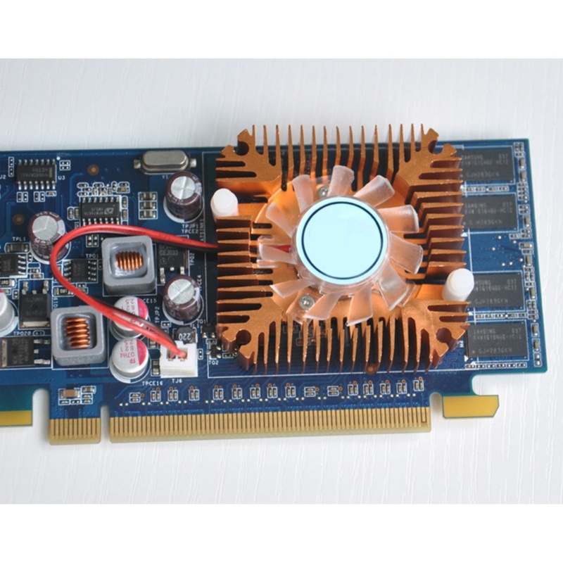 Btsg CPU Grafis Heatsink IC Chip Pendingin Dengan Kipas 12V Radiator Cooler Heat Sink Untuk 3W 5W 10W Chip Elektronik IC Compu