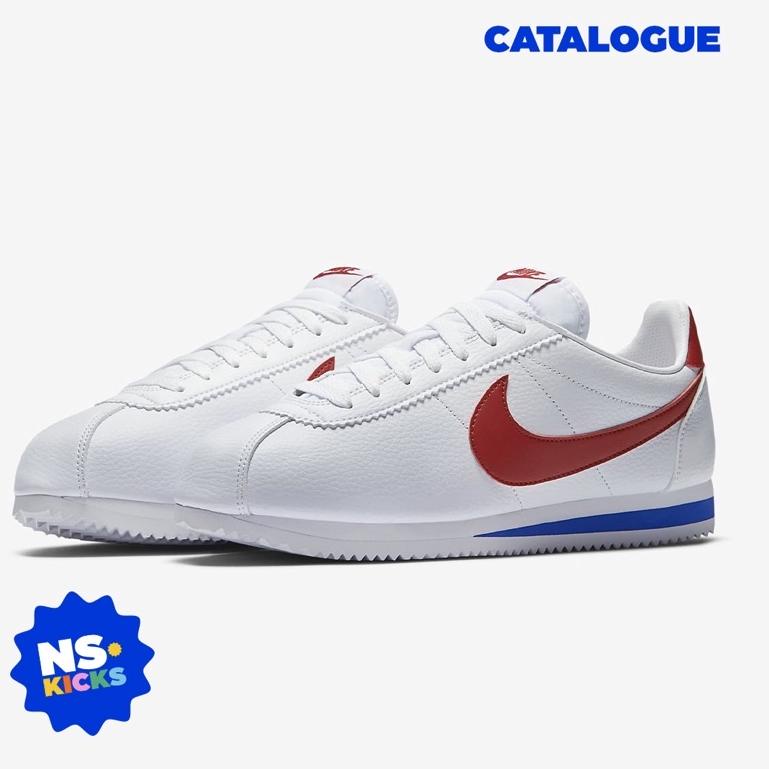 SALE NIKE CORTEZ XLV FOREST GUMP (CLASSIC CORTEZ) WHITE RED NIKE CORTEZ BASIC LEATHER